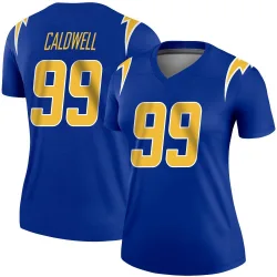 Women's Jamaree Caldwell Los Angeles Chargers No.99 Legend 2nd Alternate Jersey - Royal