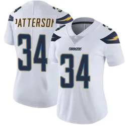 Women's Jaret Patterson Los Angeles Chargers No.34 Limited Vapor Untouchable Jersey - White