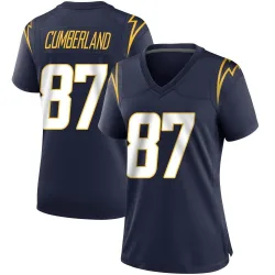 Women's Jeff Cumberland Los Angeles Chargers No.87 Game Team Color Jersey - Navy
