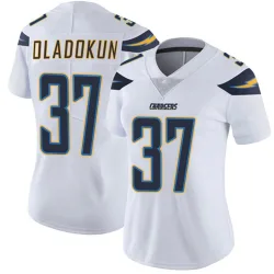 Women's Jordan Oladokun Los Angeles Chargers No.37 Limited Vapor Untouchable Jersey - White