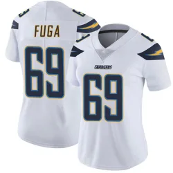 Women's Josh Fuga Los Angeles Chargers No.69 Limited Vapor Untouchable Jersey - White