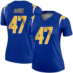 Women's Josh Harris Los Angeles Chargers No.47 Legend 2nd Alternate Jersey - Royal