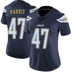 Women's Josh Harris Los Angeles Chargers No.47 Limited Team Color Vapor Untouchable Jersey - Navy