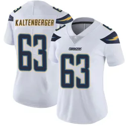 Women's Josh Kaltenberger Los Angeles Chargers No.63 Limited Vapor Untouchable Jersey - White