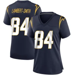 Women's KeAndre Lambert-Smith Los Angeles Chargers No.84 Game Team Color Jersey - Navy