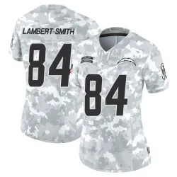Women's KeAndre Lambert-Smith Los Angeles Chargers No.84 Limited 2024 Salute to Service Jersey - Arctic Camo
