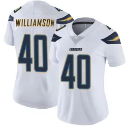 Women's Kendall Williamson Los Angeles Chargers No.40 Limited Vapor Untouchable Jersey - White