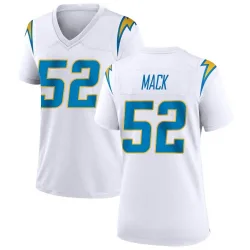 Women's Khalil Mack Los Angeles Chargers No.52 Game Jersey - White