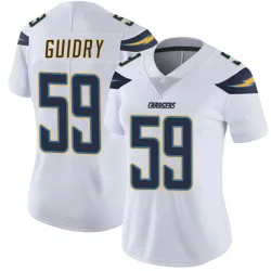 Women's Kylan Guidry Los Angeles Chargers No.59 Limited Vapor Untouchable Jersey - White