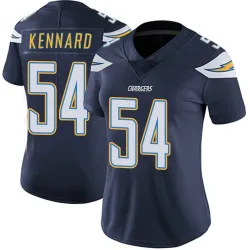 Women's Kyle Kennard Los Angeles Chargers No.54 Limited Team Color Vapor Untouchable Jersey - Navy