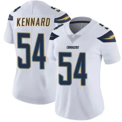 Women's Kyle Kennard Los Angeles Chargers No.54 Limited Vapor Untouchable Jersey - White