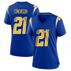 Women's LaDainian Tomlinson Los Angeles Chargers No.21 Game 2nd Alternate Jersey - Royal