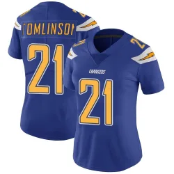 Women's LaDainian Tomlinson Los Angeles Chargers No.21 Limited Color Rush Vapor Untouchable Jersey - Royal