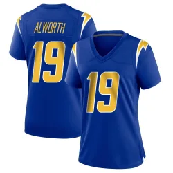 Women's Lance Alworth Los Angeles Chargers No.19 Game 2nd Alternate Jersey - Royal
