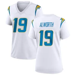 Women's Lance Alworth Los Angeles Chargers No.19 Game Jersey - White