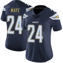 Women's Marcus Maye Los Angeles Chargers No.24 Limited Team Color Vapor Untouchable Jersey - Navy