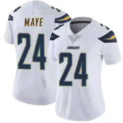 Women's Marcus Maye Los Angeles Chargers No.24 Limited Vapor Untouchable Jersey - White
