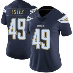 Women's Mike Estes Los Angeles Chargers No.49 Limited Team Color Vapor Untouchable Jersey - Navy