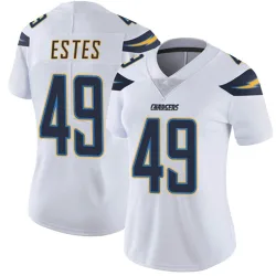 Women's Mike Estes Los Angeles Chargers No.49 Limited Vapor Untouchable Jersey - White