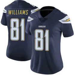 Women's Mike Williams Los Angeles Chargers No.81 Limited Team Color Vapor Untouchable Jersey - Navy