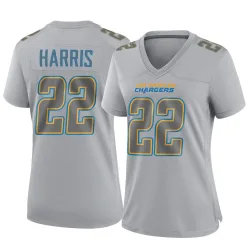 Women's Najee Harris Los Angeles Chargers No.22 Game Atmosphere Fashion Jersey - Gray