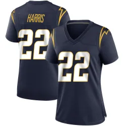 Women's Najee Harris Los Angeles Chargers No.22 Game Team Color Jersey - Navy