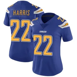 Women's Najee Harris Los Angeles Chargers No.22 Limited Color Rush Vapor Untouchable Jersey - Royal