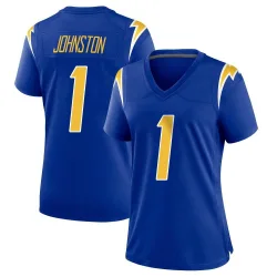 Women's Quentin Johnston Los Angeles Chargers No.1 Game 2nd Alternate Jersey - Royal