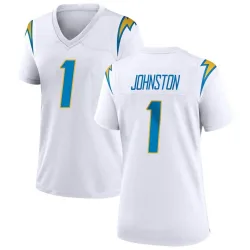 Women's Quentin Johnston Los Angeles Chargers No.1 Game Jersey - White