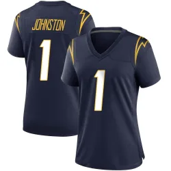 Women's Quentin Johnston Los Angeles Chargers No.1 Game Team Color Jersey - Navy
