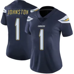 Women's Quentin Johnston Los Angeles Chargers No.1 Limited Team Color Vapor Untouchable Jersey - Navy