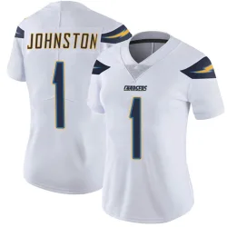 Women's Quentin Johnston Los Angeles Chargers No.1 Limited Vapor Untouchable Jersey - White