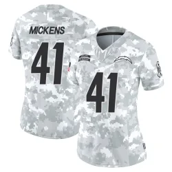 Women's R.J. Mickens Los Angeles Chargers No.41 Limited 2024 Salute to Service Jersey - Arctic Camo