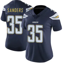 Women's Raheim Sanders Los Angeles Chargers No.35 Limited Team Color Vapor Untouchable Jersey - Navy