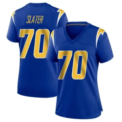 Women's Rashawn Slater Los Angeles Chargers No.70 Game 2nd Alternate Jersey - Royal