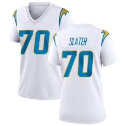 Women's Rashawn Slater Los Angeles Chargers No.70 Game Jersey - White