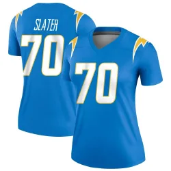 Women's Rashawn Slater Los Angeles Chargers No.70 Legend Powder Jersey - Blue