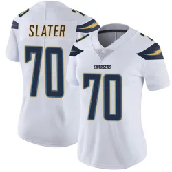 Women's Rashawn Slater Los Angeles Chargers No.70 Limited Vapor Untouchable Jersey - White