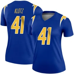 Women's Stevo Klotz Los Angeles Chargers No.41 Legend 2nd Alternate Jersey - Royal