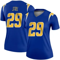 Women's Tarheeb Still Los Angeles Chargers No.29 Legend 2nd Alternate Jersey - Royal