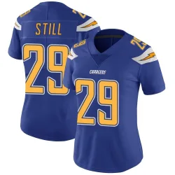 Women's Tarheeb Still Los Angeles Chargers No.29 Limited Color Rush Vapor Untouchable Jersey - Royal