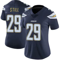 Women's Tarheeb Still Los Angeles Chargers No.29 Limited Team Color Vapor Untouchable Jersey - Navy