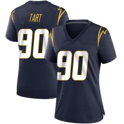 Women's Teair Tart Los Angeles Chargers No.90 Game Team Color Jersey - Navy