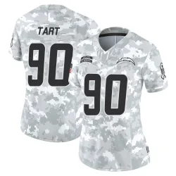 Women's Teair Tart Los Angeles Chargers No.90 Limited 2024 Salute to Service Jersey - Arctic Camo