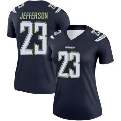 Women's Tony Jefferson Los Angeles Chargers No.23 Legend Jersey - Navy