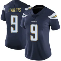 Women's Tre Harris Los Angeles Chargers No.9 Limited Team Color Vapor Untouchable Jersey - Navy