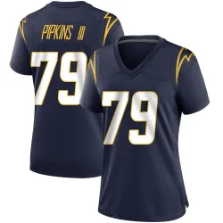 Women's Trey Pipkins III Los Angeles Chargers No.79 Game Team Color Jersey - Navy