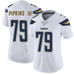 Women's Trey Pipkins III Los Angeles Chargers No.79 Limited Vapor Untouchable Jersey - White