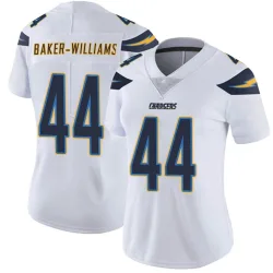 Women's Tyler Baker-Williams Los Angeles Chargers No.44 Limited Vapor Untouchable Jersey - White
