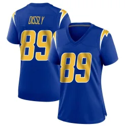 Women's Will Dissly Los Angeles Chargers No.89 Game 2nd Alternate Jersey - Royal